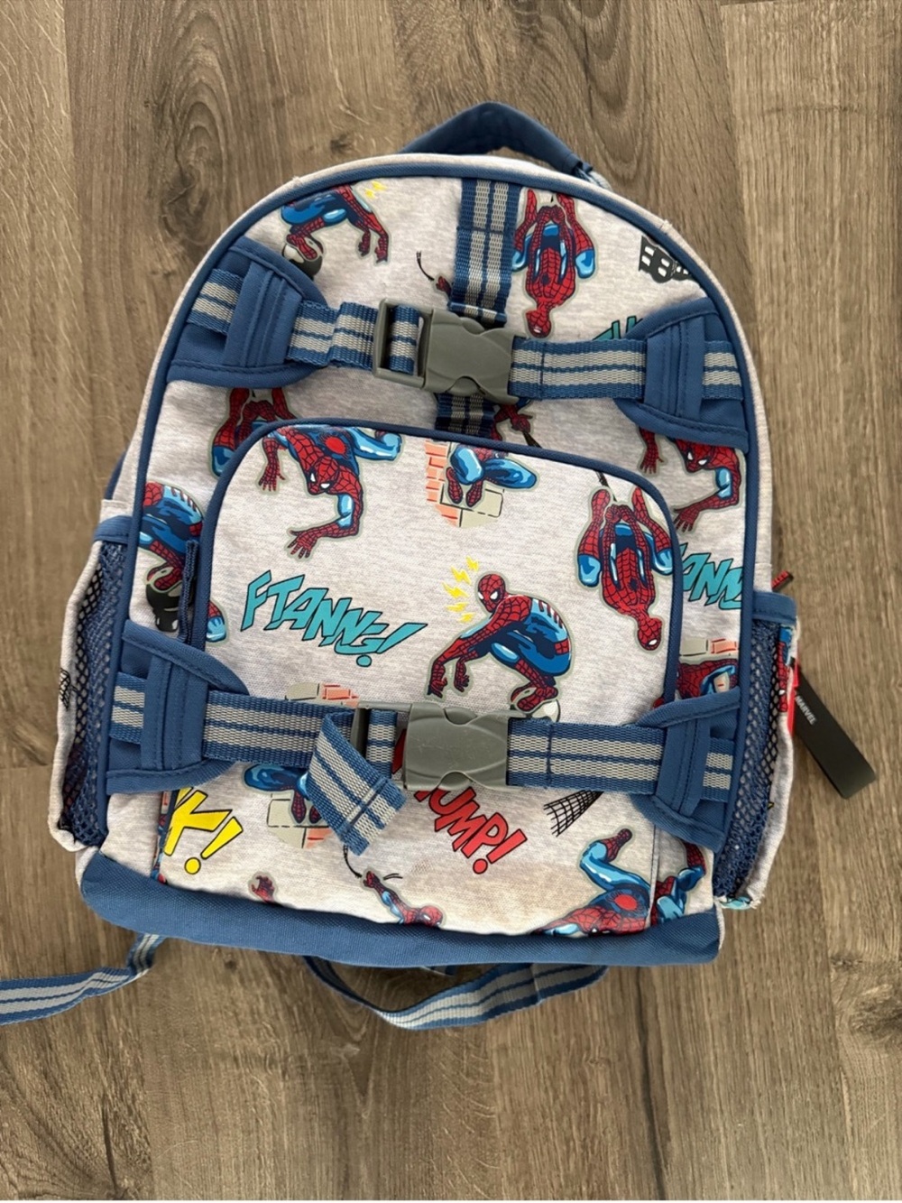 Pottery Barn Kids Backpack with Spider Hero Design and matching lunch box